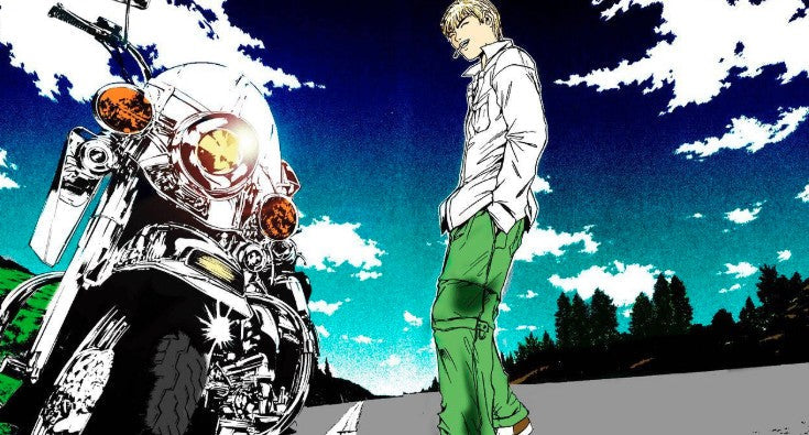 Onizuka et sa moto