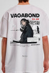 t-shirt oversize vagabond de miyamoto musashi blanc