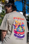 t-shirt oversize pokemon benkei adulte